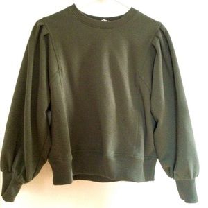 Abercrombie and Fitch Puffed Sleeve Sweatshirt EUC Size Small